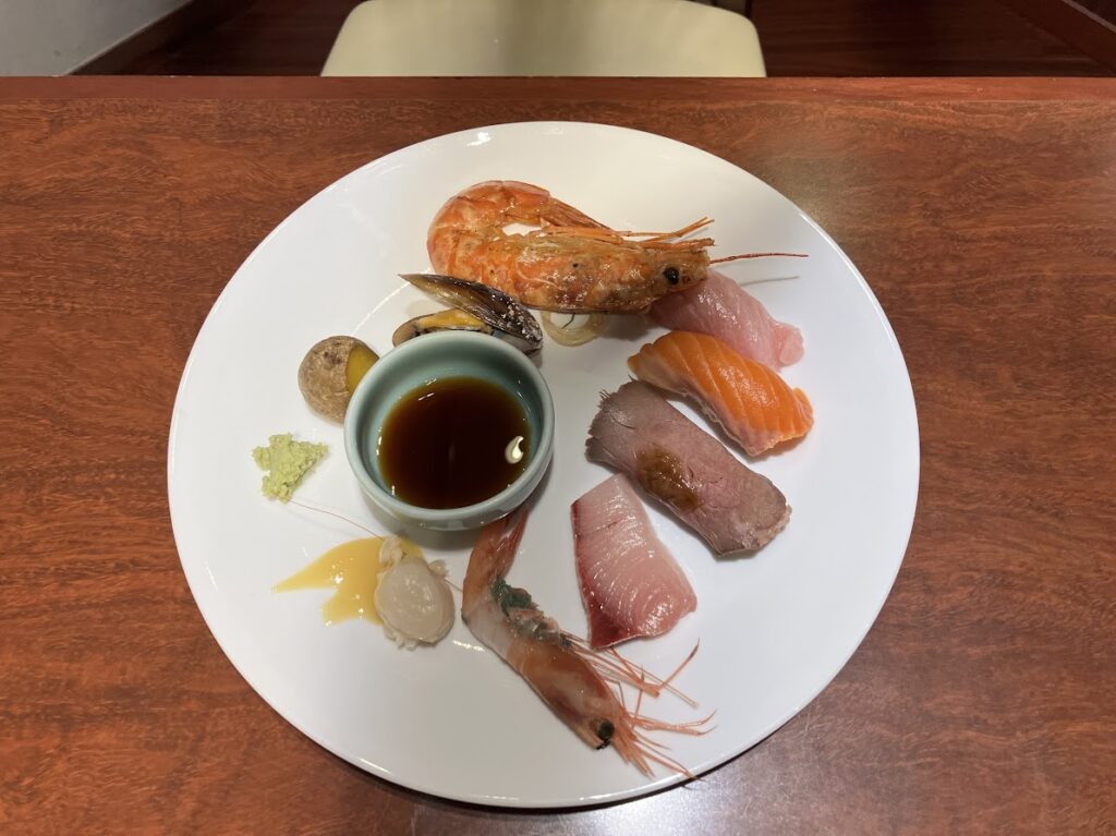 グランディア芳泉の夕食バイキング（食べたもの１）