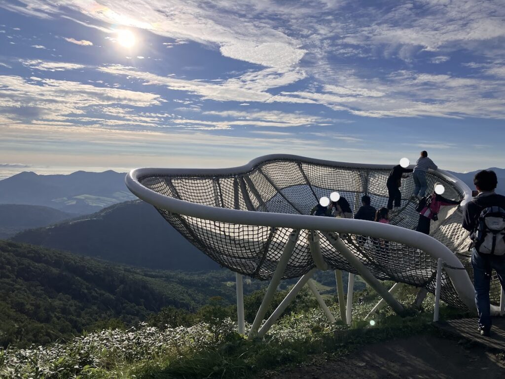 晴れた日の雲海テラスの様子